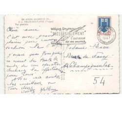 CELLES-sur-PLAINE: vue générale vue aérienne 10x15 - très bon état