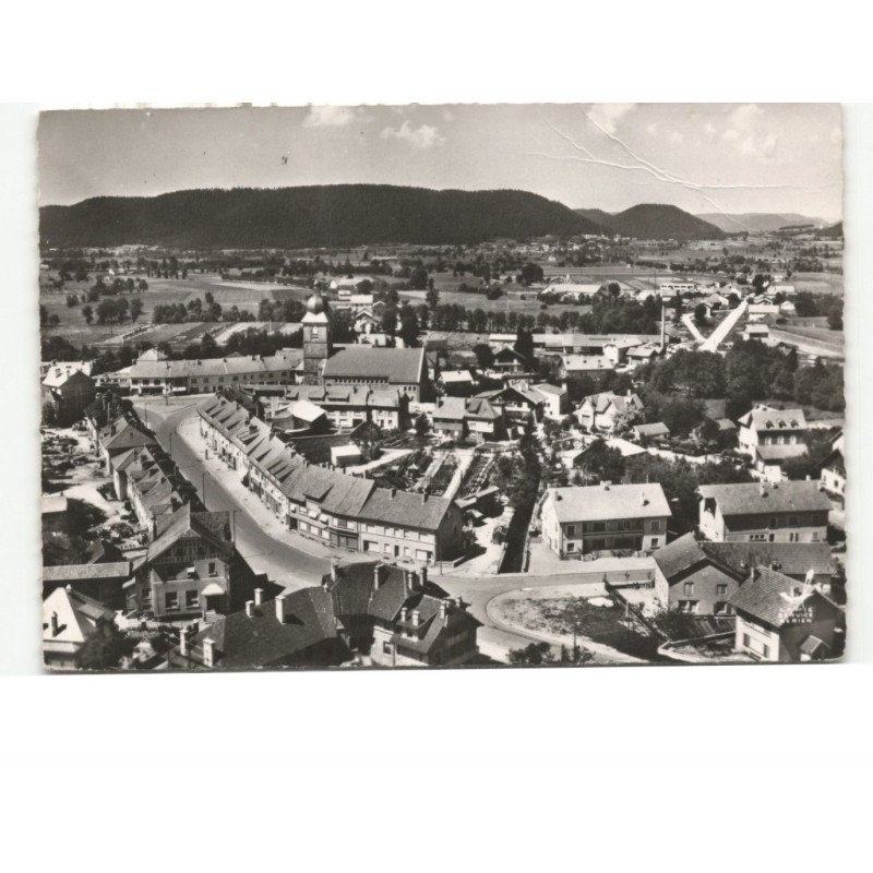 CORCIEUX: place des parrainages et rue henry vue aérienne 10x15 - état
