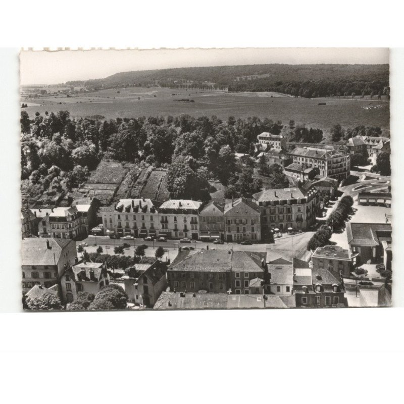 CONTREXEVILLE: l'hôtel des sources l'hôtel de la paix vue aérienne 10x15 - très bon état