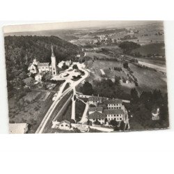 DOMREMY-la-PUCELLE: la basilique et le carmel vue aérienne 10x15 - très bon état