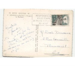 DOMREMY-la-PUCELLE: la basilique vue aérienne 10x15 - très bon état