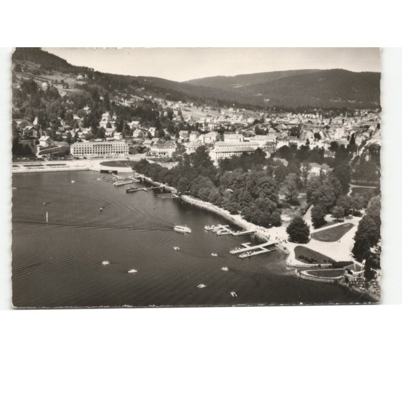 GERARDMER: le quai du lac vue aérienne 10x15 - très bon état