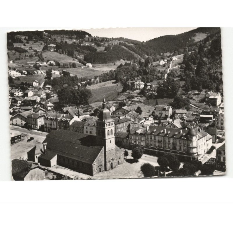 GERARDMER: l'église vue aérienne 10x15 - très bon état