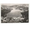 GERARDMER: le bout du lac et vue générale de gérardmer vue aérienne 10x15 - très bon état