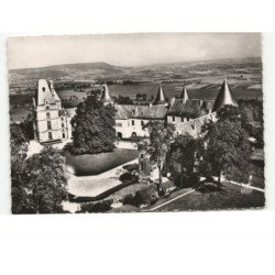 FREBECOURT: château de bourlemont vue aérienne 10x15 - très bon état