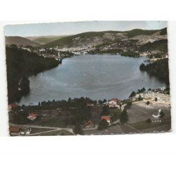 GERARDMER: vue d'ensemble du lac le bout du lac et le camping vue aérienne 10x15 - très bon état