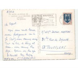 LAVELINE: vue générale vue aérienne 10x15 - très bon état