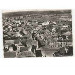 LIFFOL-le-GRAND: la grand'rue carrefour du caron vue aérienne 10x15 - très bon état