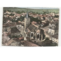 GRAND: l'église et le centre vue aérienne 10x15 - état