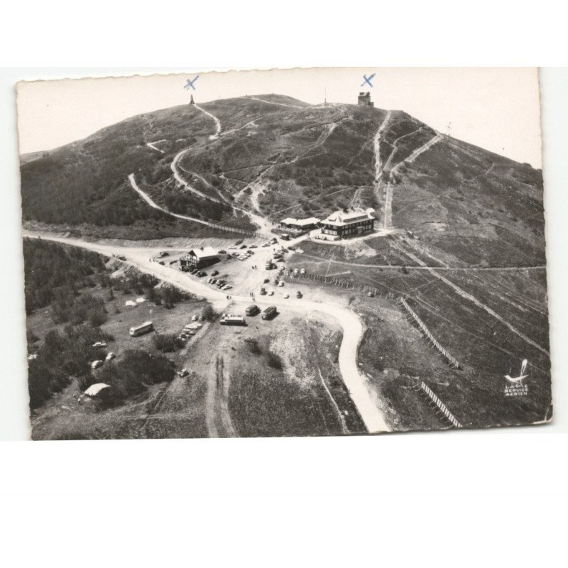 LE GRAND BALLON: hôtel du grand ballon vue aérienne 10x15 - très bon état