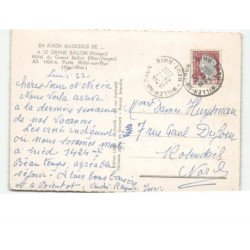 LE GRAND BALLON: hôtel du grand ballon vue aérienne 10x15 - très bon état