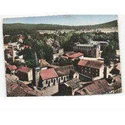 MARTIGNY-les-BAINS: l'église et le séminaire vue aérienne 10x15 - très bon état