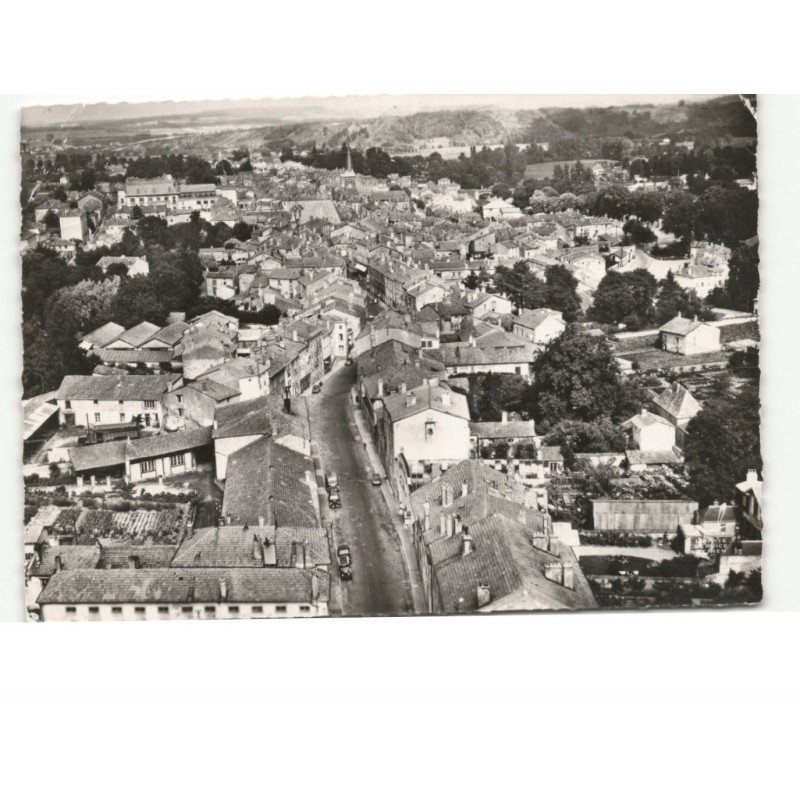 MIRECOURT: avenue duchène et rue chanzy vue aérienne 10x15 - état