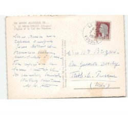 LE MENIL-THILLOT: l'église et le col des fénesses vue aérienne 10x15 - très bon état