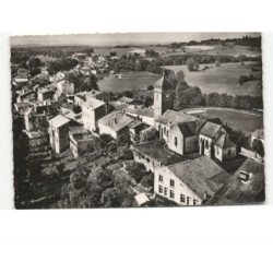 MONTHUREUX-sur-SAONE: vue générale du centre vue aérienne 10x15 - très bon état
