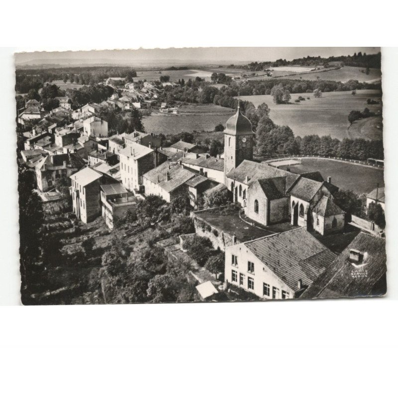 MONTHUREUX-sur-SAONE: vue générale du centre vue aérienne 10x15 - très bon état