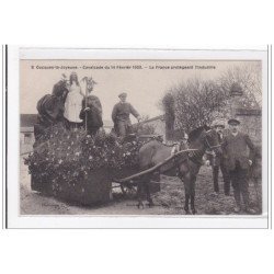 OUCQUES LA JOYEUSE - cavalcades : ensemble de 15 cartes postales anciennes - tres bon etat