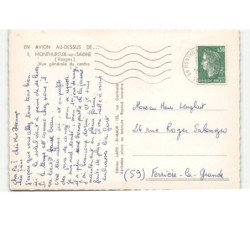 MONTHUREUX-sur-SAONE: vue générale du centre vue aérienne 10x15 - très bon état