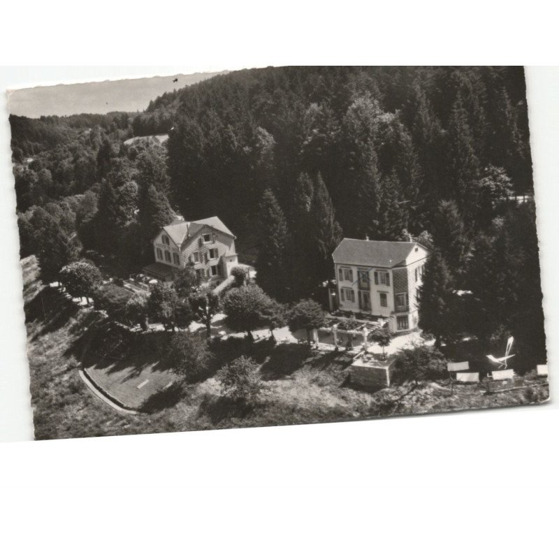 PLOMBIERES-les-BAINS: hostellerie des rosiers vue aérienne 10x15 - très bon état