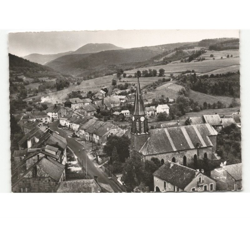 RAON-sur-PLAINE: l'église vue aérienne 10x15 - très bon état