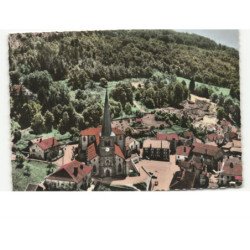RUPT-sur-MOSELLE: place de l'église vue aérienne 10x15 - très bon état