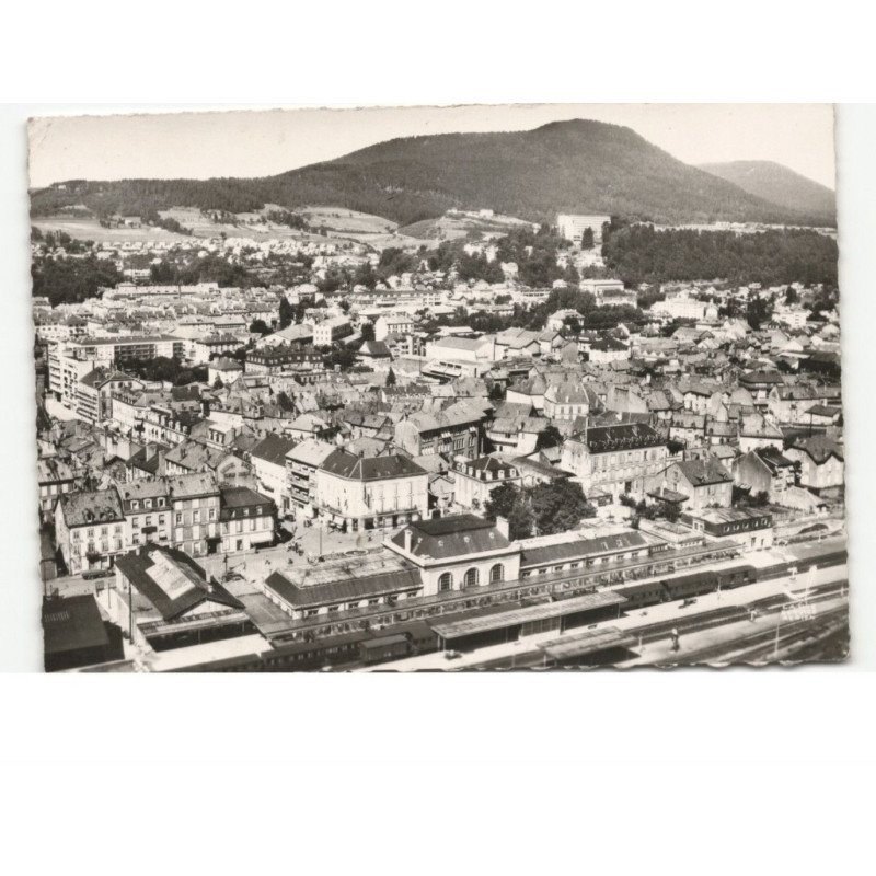 SAINT-DIE: la gare et faubourg saint-martin vue aérienne 10x15 - état