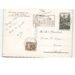 SAINT-DIE: la gare et faubourg saint-martin vue aérienne 10x15 - état