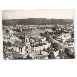 SAINT-LAURENT: l'église vue aérienne 10x15 - très bon état