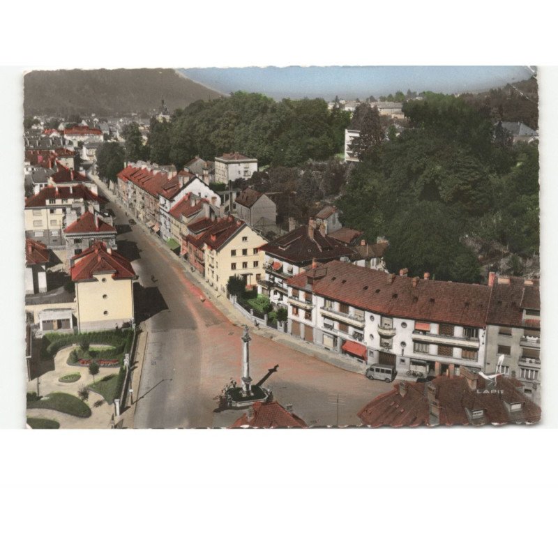 SAINT-DIE: place de la rochotte vue aérienne 10x15 - très bon état