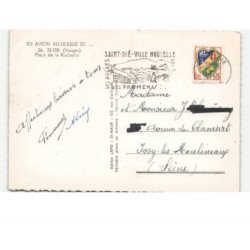 SAINT-DIE: place de la rochotte vue aérienne 10x15 - très bon état