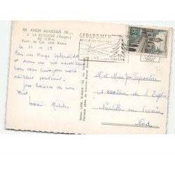 LA SCHLUCHT: route du col, côté alsace vue aérienne 10x15 - état
