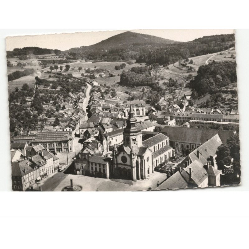 SENONES: l'église et l'abbaye vue aérienne 10x15 - très bon état