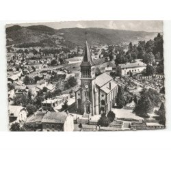LE THILLOT: l'église vue aérienne 10x15 - très bon état