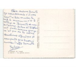 ALLARMONT: vue générale vue aérienne 10x15 - très bon état