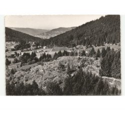 XONRUPT: la roche du page au second plan gérardmer vue aérienne 10x15 - très bon état