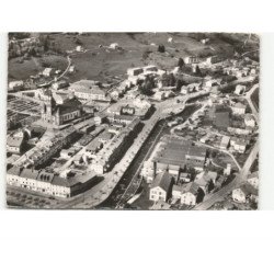 LA BRESSE: quai des iranées et vue sur la ville vue aérienne 10x15 - très bon état
