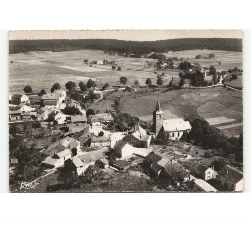 BELLEFONTAINE: vue panoramique vue aérienne 10x15 - état