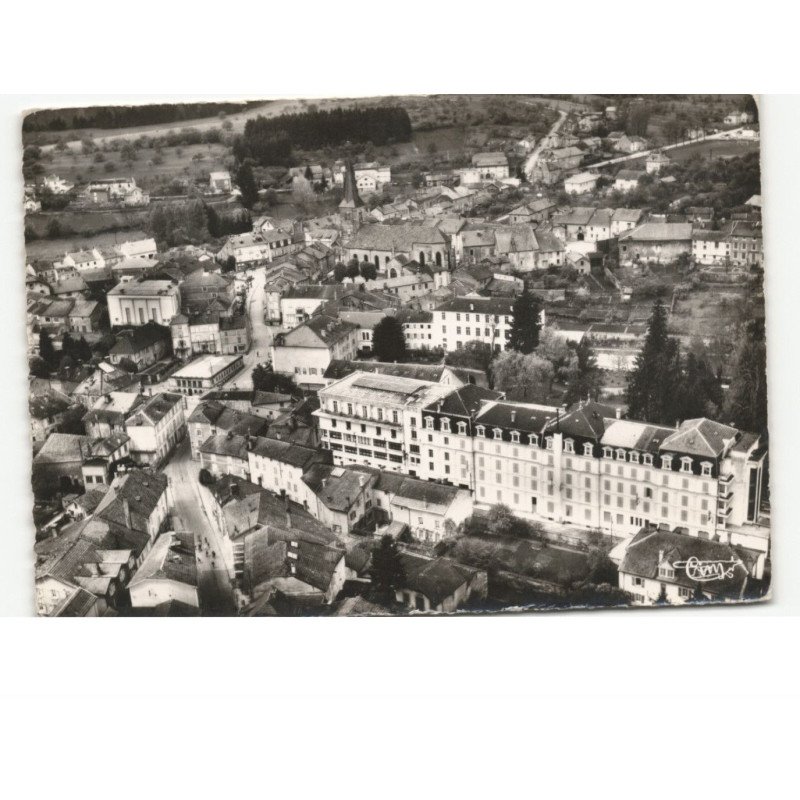 BAINS-les-BAINS: vue générale vue aérienne 10x15 - très bon état