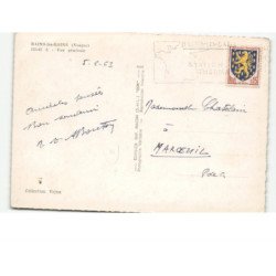 BAINS-les-BAINS: vue générale vue aérienne 10x15 - très bon état