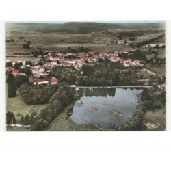 BULGNEVILLE: l'étang vue aérienne 10x15 - très bon état