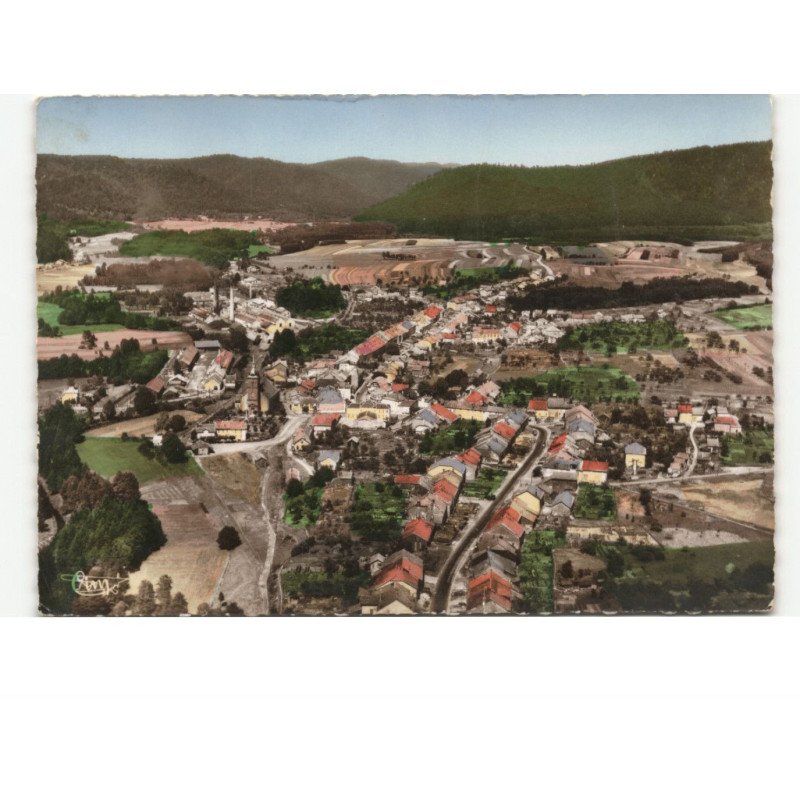 CELLES-sur-PLAINE: vue panoramique vue aérienne 10x15 - très bon état