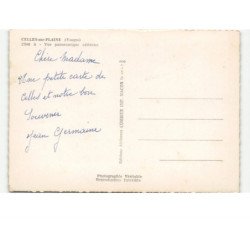 CELLES-sur-PLAINE: vue panoramique vue aérienne 10x15 - très bon état