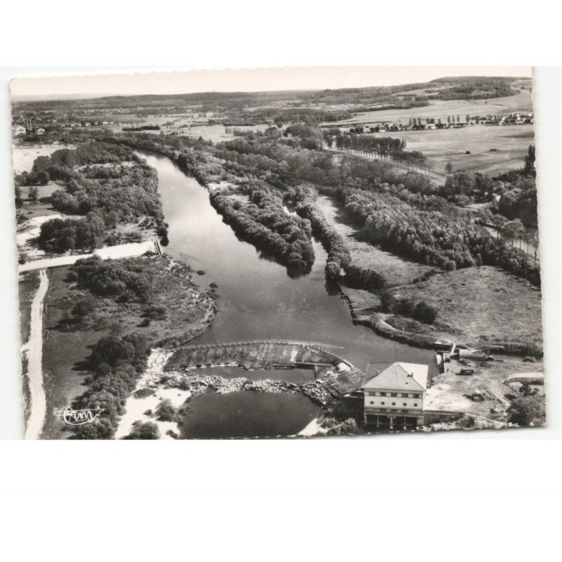 CHARMES: barrage sur la moselle vue aérienne 10x15 - très bon état