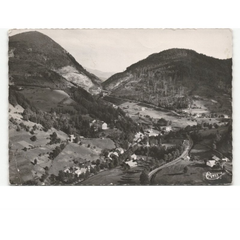 BUSSANG: taye, grand hôtel des sources et le col de bussang vue aérienne 10x15 - très bon état