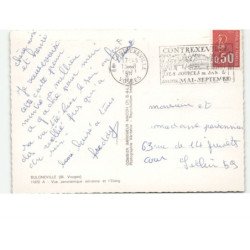 BULGNEVILLE: l'étang vue aérienne 10x15 - très bon état