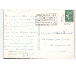 CONTREXEVILLE: hôtel cosmos et le parc vue aérienne 10x15 - très bon état