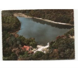 CONTREXEVILLE: lac de la folie vue aérienne 10x15 - très bon état