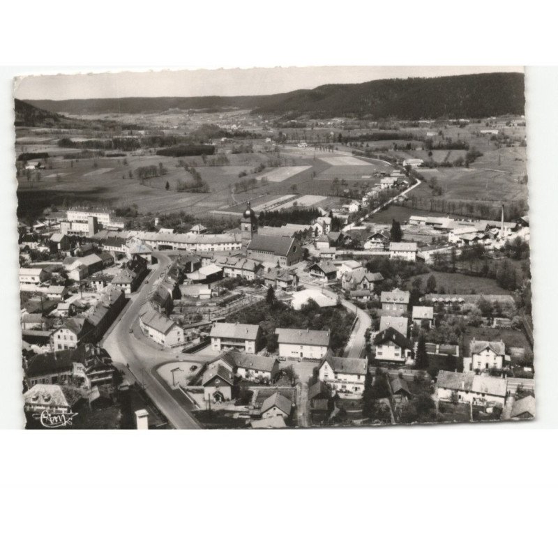 CORCIEUX: vue générale vue aérienne 10x15 - très bon état