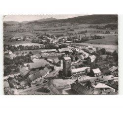 CORCIEUX: le centre du village et l'église vue aérienne 10x15 - très bon état