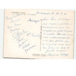 CORNIMONT: le daval et le bas vue aérienne 10x15 - état